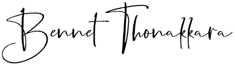 Bennet Thonakkara Signature