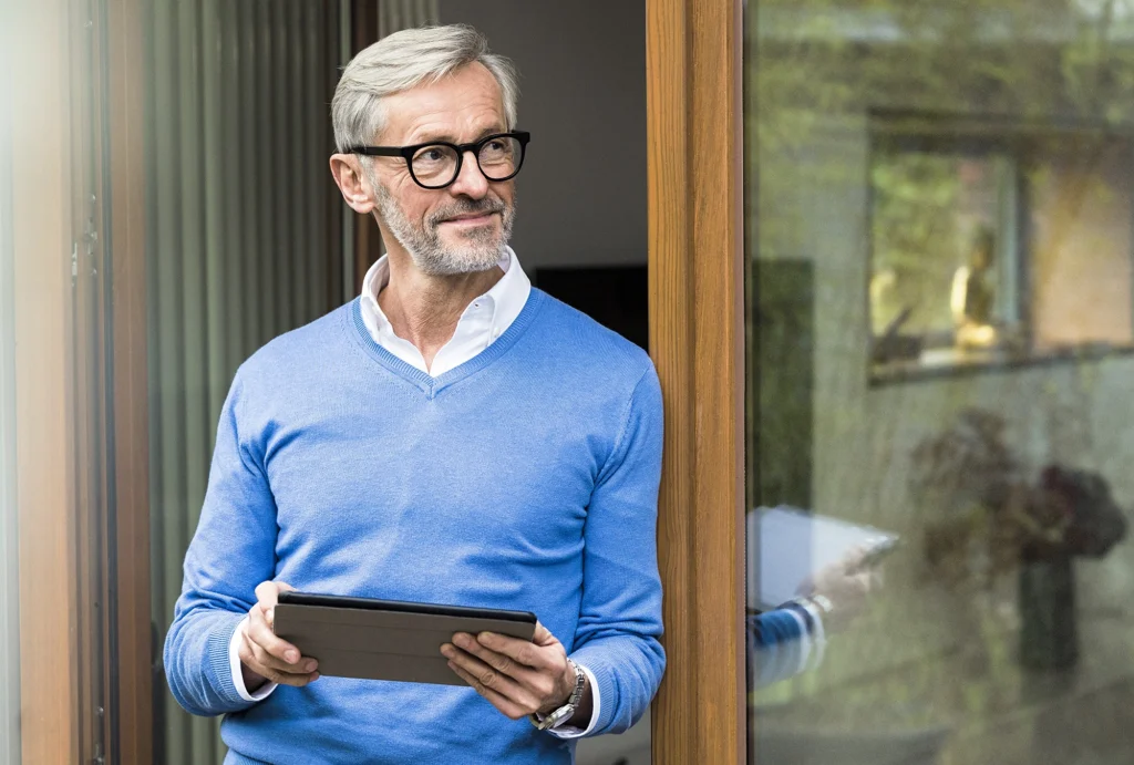 Man Thinking About Property Transfers Before Death in Estate Planning